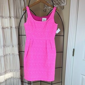 Blithe New York Barbie Pink Dress with Zip Back Size 6 NWT